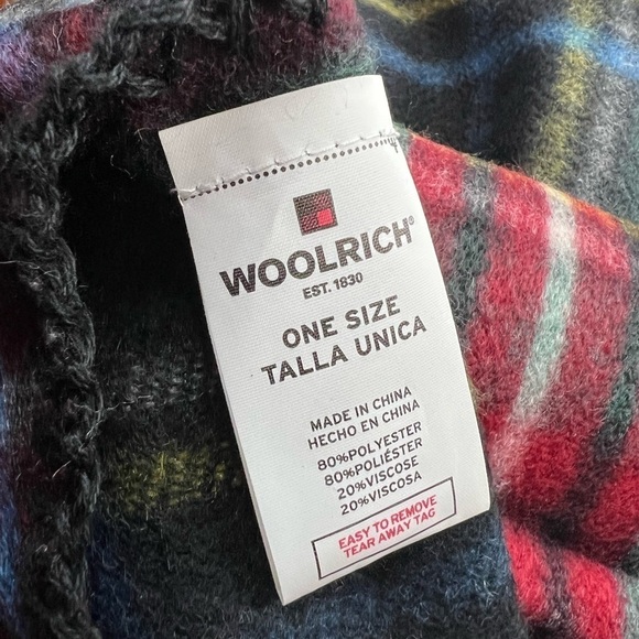 Woolrich Bristol Tartan Plaid Discontinued Soft Cozy Wrap NWOT - Picture 2 of 8